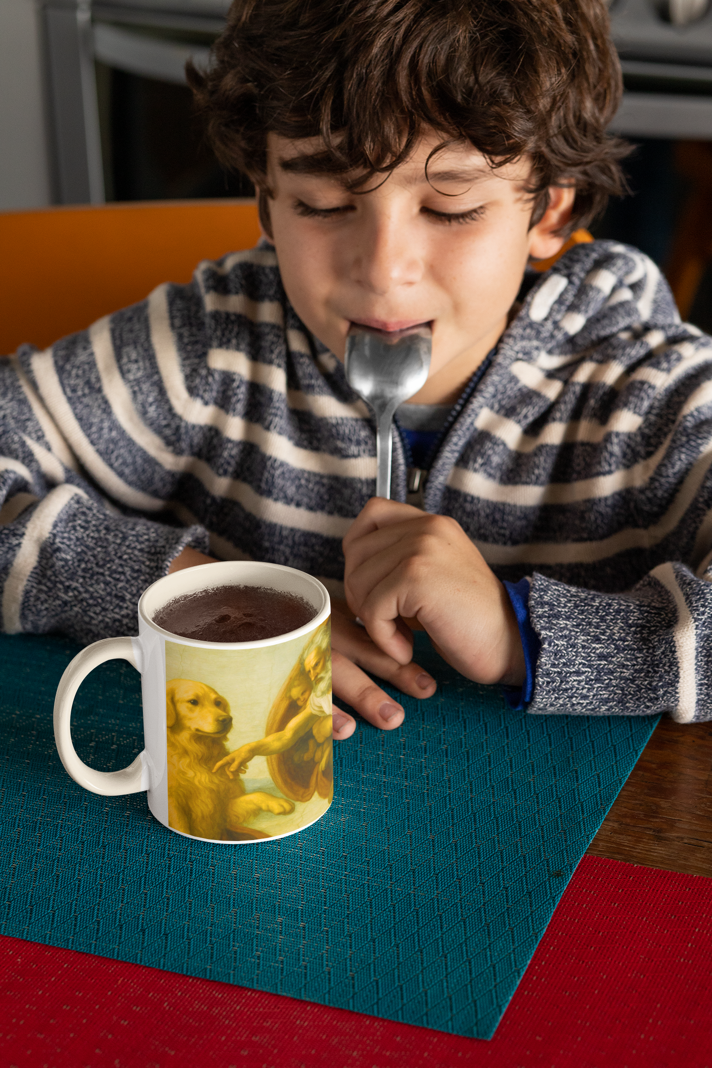 Golden Retriever Renaissance Mug – Artistic Dog Design, Ceramic Coffee Cup (11oz, 15oz, 20oz)